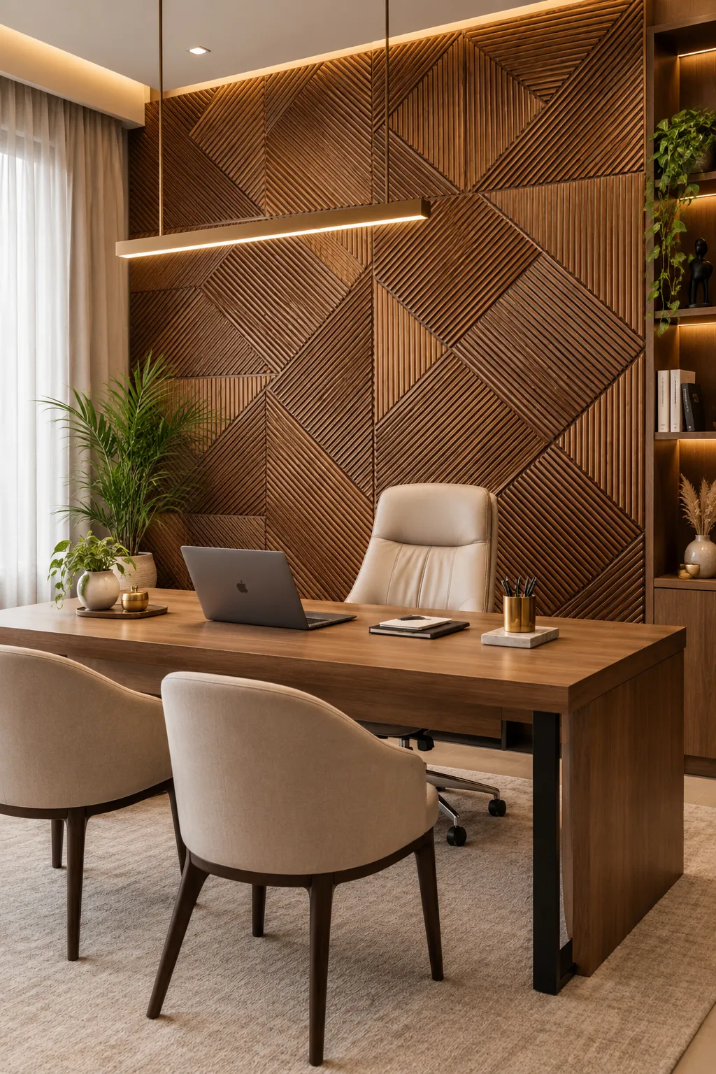 Corporate office interior design in Kolkata with stylish office cabins, customised furniture, modern lighting and efficient space planning to support daily business operations.