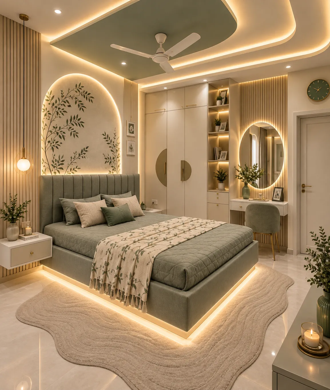 Bedroom Interior Design Work in New Alipore