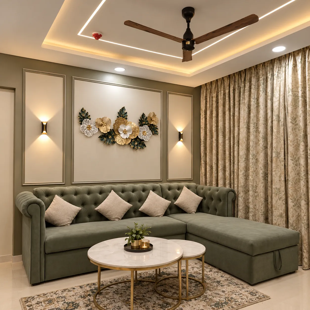 Agnimitra Interior Design offers elegant bedroom and living room interior design in Lake Town, Kolkata, with customised furniture, modern décor and smart space planning.