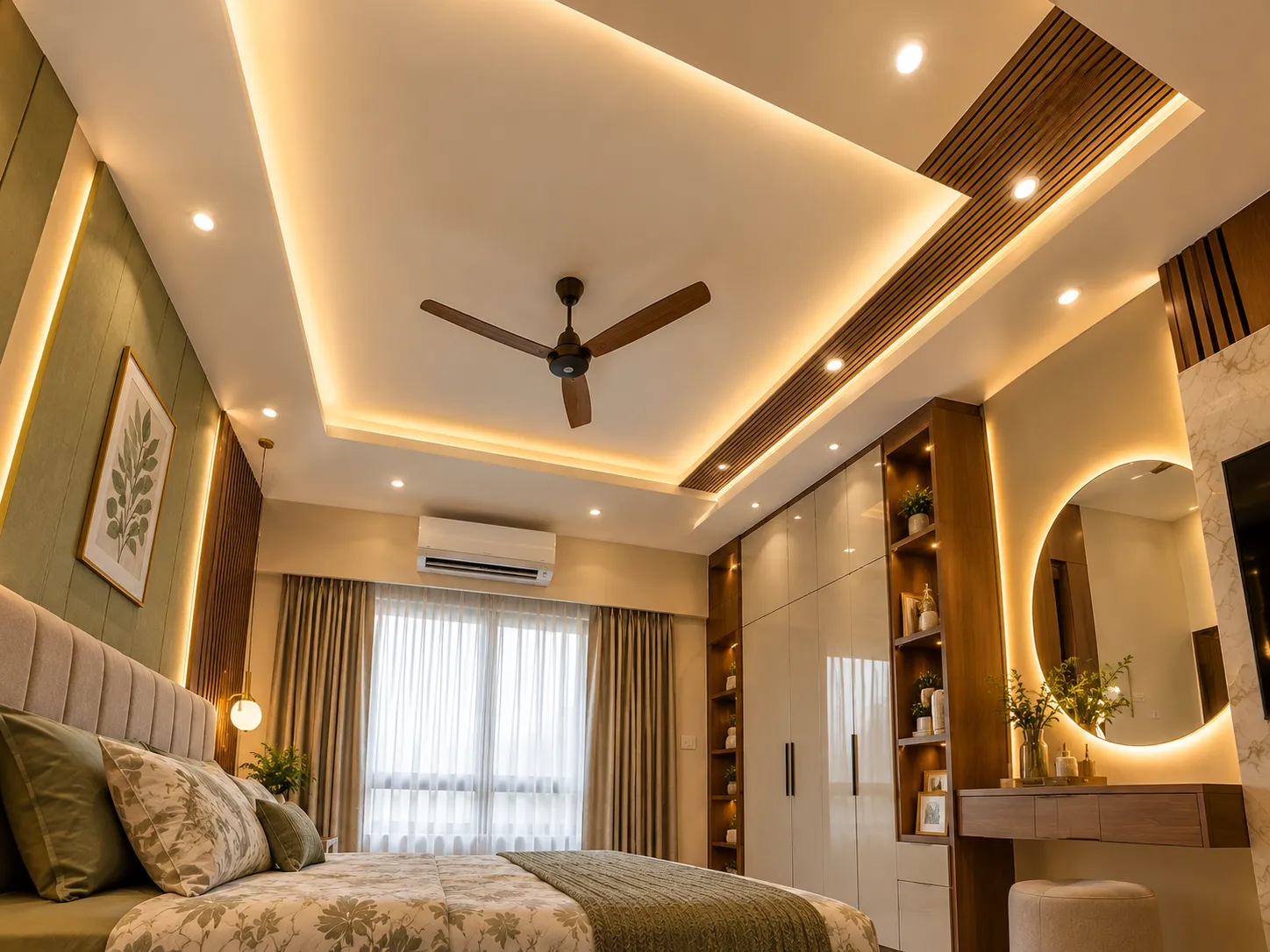 Modern Bedroom Interior Design in Thakurpukur, Kolkata  Agnimitra Interior Design